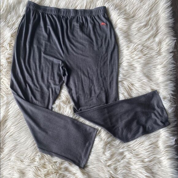 Tommy Bahama Charcoal Gray Supper Soft Touch Lounge Pants sz L/G Coastal Lux New - Picture 1 of 7